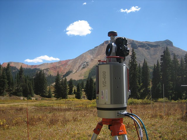 LIDAR equipment in Senator Beck Basin